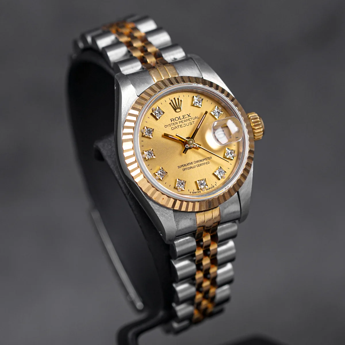 DJ26ChampDiamond-4-1 Datejust 26mm Two-Tone Yellow Gold Champagne Diamond Dial - Image 3