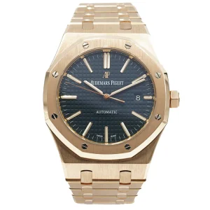 Audemars Piguet Royal Oak 41mm 15510 RG DDF 1:1 Best Edition Black Textured Dial Super Clone