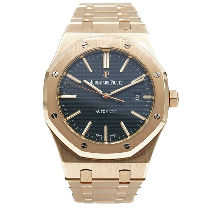 DSC08924-Edit_720x Audemars Piguet Royal Oak 41mm 15510 RG DDF 1:1 Best Edition Black Textured Dial Super Clone