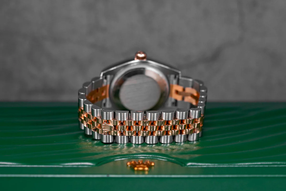 Datejust-Rosegold-Pink-Indonesia_6 Datejust 31mm Two-Tone Rose Gold Pink Computerized Diamond Dial - Image 5