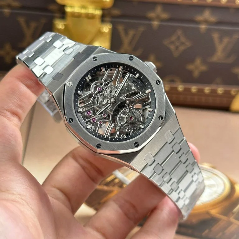 Dong-Ho-Audemars-Piguet-Replica-11-Royal-Oak-Tourbillon-26735-Mat-Skeleton-41mm-14-768x768-1 Audemars Piguet Royal Oak Tourbillon 26735 Skeleton Dial Metal Wire 41mm - Image 3