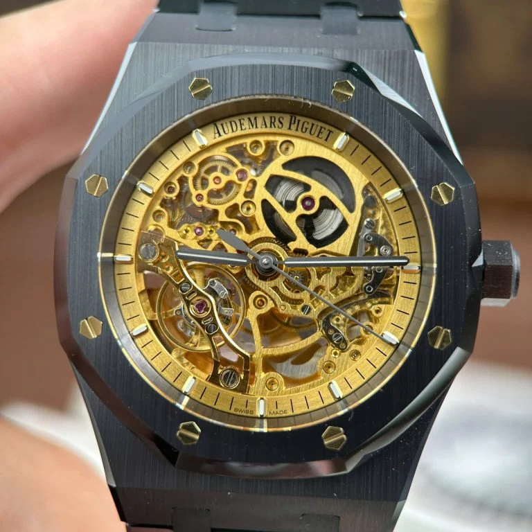 Dong-Ho-Audemars-Piguet-Royal-Oak-15416-Replica-11-Mat-Lo-Co-Vo-Gom-Den-Nha-May-THB-41mm-12-768x768-1 Audemars Piguet Royal Oak 15416 Skeleton Dial Black Ceramic THB Factory 41mm - Image 5