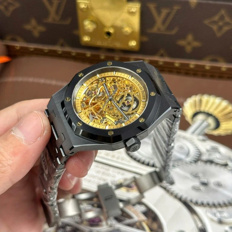 Dong-Ho-Audemars-Piguet-Royal-Oak-15416-Replica-11-Mat-Lo-Co-Vo-Gom-Den-Nha-May-THB-41mm-13-768x768-1 Audemars Piguet Royal Oak 15416 Skeleton Dial Black Ceramic THB Factory 41mm - Image 4