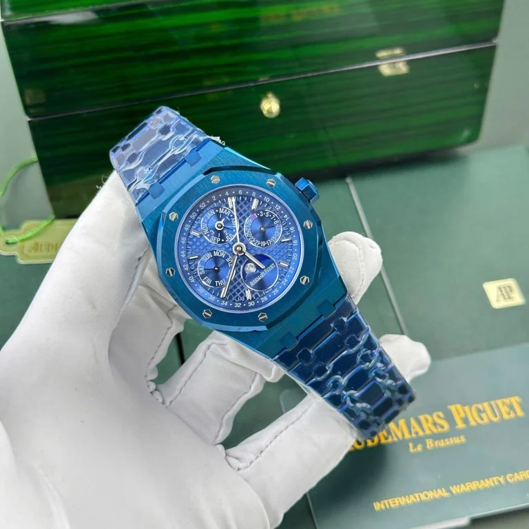Dong-Ho-Audemars-Piguet-Royal-Oak-Perpetual-Calendar-26579CS-Replica-11-Mau-Xanh-Nha-May-BBR-41mm-12-768x768-1 Audemars Piguet Royal Oak Perpetual Calendar 26579CS Blue APS 41mm Super Clone Super Clone - Image 3