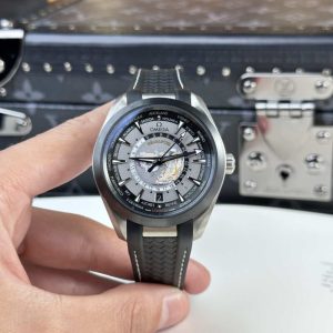 Omega Seamaster Aqua Terra GMT Worldtimer Grey Dial 1:1 Replica VSF 43mm