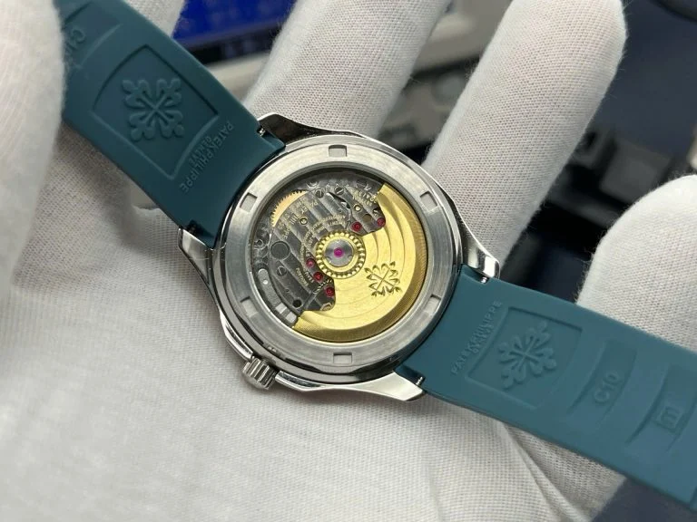 Dong-Ho-Patek-Philippe-Aquanaut-5268G-Dinh-Da-May-Co-Thuy-Sy-Xuong-PPF-388mm-8-768x576-1 Patek Philippe Aquanaut 5268G Imitation Watches Charcoal Blue Dial Rubber Strap PPF Factory 38.8mm - Image 9