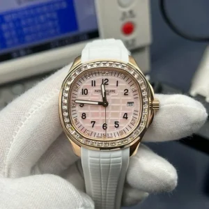 Patek Philippe Aquanaut 5268R White Rubber Strap Automatic Movement 38.8mm