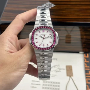 Patek Philippe Nautilus 5723 White Dial Metal Strap 40mm