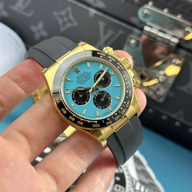 Dong-Ho-Rolex-Cosmograph-Daytona-126518LN-Replica-11-Mat-Xanh-Ngoc-Lam-Xuong-THB-40mm-4-768x768-1 Daytona 126515 THBF 1:1 Best Edition (Weighted) - Image 6