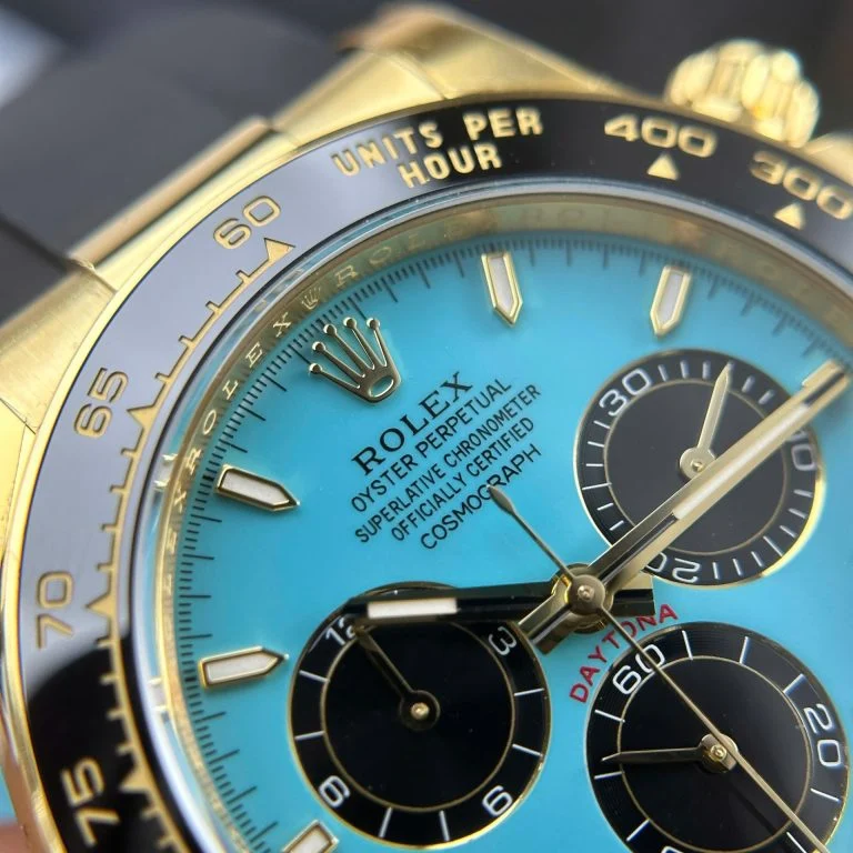 Dong-Ho-Rolex-Cosmograph-Daytona-126518LN-Replica-11-Mat-Xanh-Ngoc-Lam-Xuong-THB-40mm-6-768x768-1 Daytona 126515 THBF 1:1 Best Edition (Weighted) - Image 4