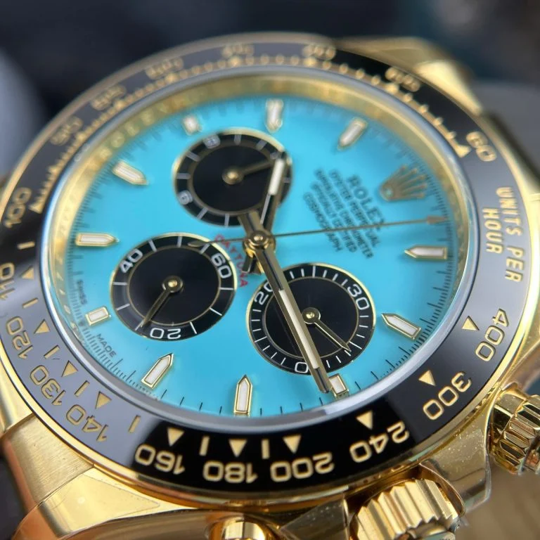 Dong-Ho-Rolex-Cosmograph-Daytona-126518LN-Replica-11-Mat-Xanh-Ngoc-Lam-Xuong-THB-40mm-7-768x768-1 Daytona 126518 AVF 1:1 Best Edition Tiffany Blue Dial on Oysterflex Strap DD4131 (Mod) - Image 8