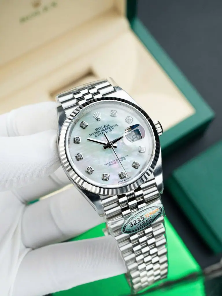 Dong-Ho-Rolex-DateJust-126234-Mat-Xa-Cu-Rep-11-Nha-May-Clean-Cao-Cap-Nhat-36mm-4-768x1024.jpg DateJust 41 126334 QF 1:1 Best Edition 904L Steel White MOP Dial on Jubilee Bracelet QF3235 (149g) - Image 3