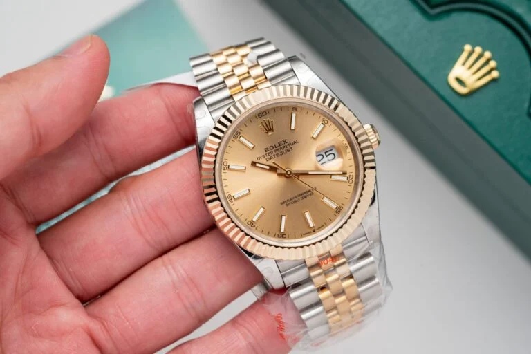 Dong-Ho-Rolex-DateJust-Boc-Vang-Mat-Vang-Champagne-GM-Factory-41mm-5-768x512-1 Datejust m126333 41mm Super Clone Champagne Dial - Image 2