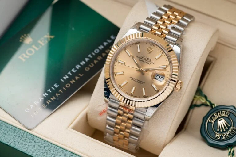 Dong-Ho-Rolex-DateJust-Boc-Vang-Mat-Vang-Champagne-GM-Factory-41mm-7-768x512-1 Datejust m126333 41mm Super Clone Champagne Dial - Image 3