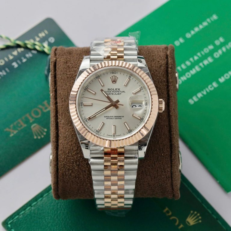 Dong-Ho-Rolex-DateJust-Che-Tac-Boc-Vang-That-Coc-So-Da-Quang-GM-Factory-41mm-3-768x768-1 Rolex DateJust Gold Wrapped Jubilee Strap GM Factory 41mm - Image 2