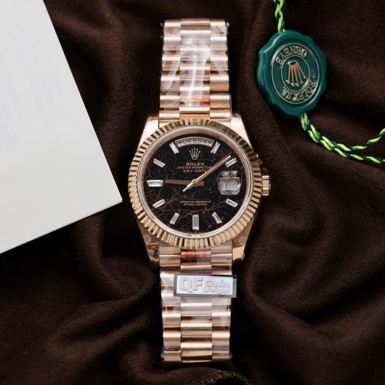 Dong-Ho-Rolex-Day-Date-228235-Nang-186-Grams-Mat-Nham-Thach-QF-Factory-40mm-2-768x768-1 Rolex Day-Date 228235 Lava Dial Weight 185 Grams QF Factory 40mm - Image 2