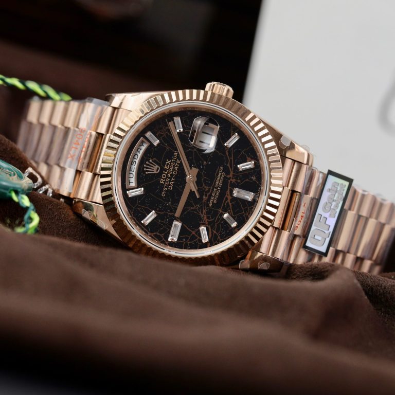 Dong-Ho-Rolex-Day-Date-228235-Nang-186-Grams-Mat-Nham-Thach-QF-Factory-40mm-3-768x768-1 Rolex Day-Date 228235 Lava Dial Weight 185 Grams QF Factory 40mm - Image 4