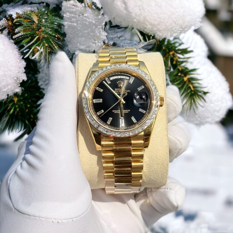 Dong-Ho-Rolex-Day-Date-228238-Boc-Vang-18K-Do-Vien-Moissanite-GM-V2-40mm-6-768x768-1 Rolex Day-Date 228238 18K Gold Wrapped Moissanite Bezel GM 40mm - Image 2