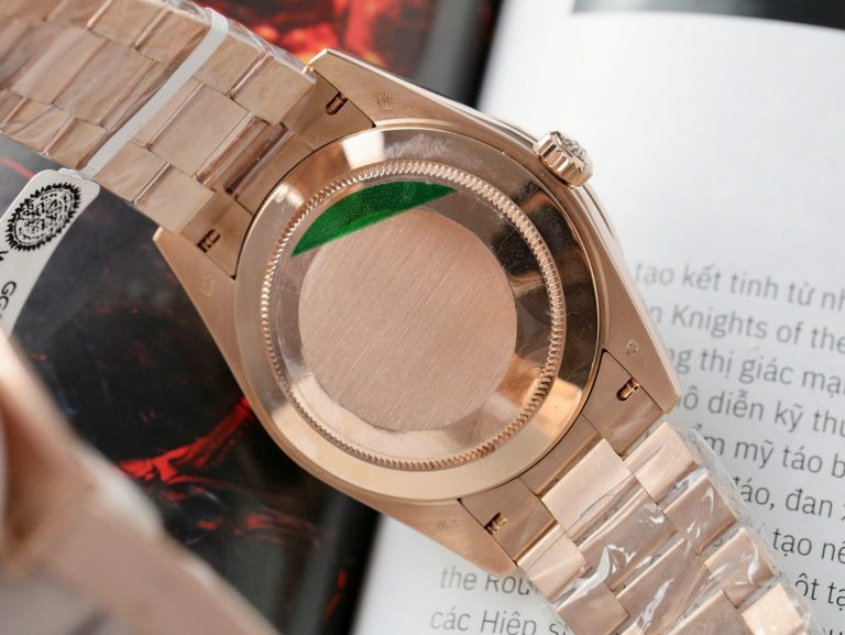 Dong-Ho-Rolex-Day-Date-Che-Tac-Boc-Vang-Hong-18K-Kim-Cuong-Moissanite-Baguette-GMF-40mm-10-768x577-1 Rolex Day-Date Gold Wrapped + Moissanite Baguette Diamonds GMF 40mm - Image 7