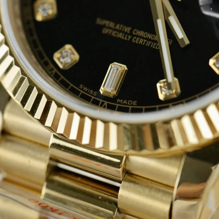 Dong-Ho-Rolex-Day-Date-Replica-Cao-Cap-Mat-Den-Coc-So-Dinh-Da-Xuong-GM-40mm-5-768x768-1 Rolex Day-Date Black Dial President Strap GM Factory 40mm Super Clone - Image 8