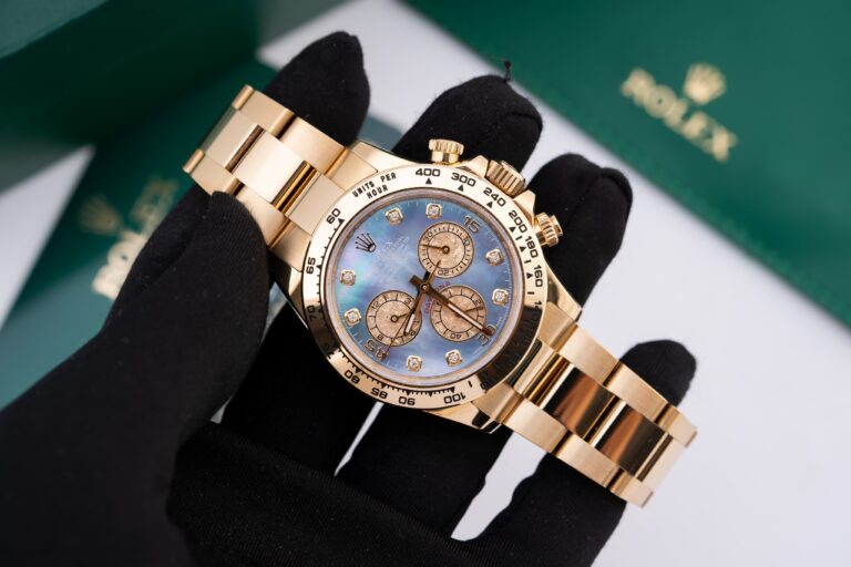 Dong-Ho-Rolex-Daytona-116508-Mat-Xa-Cu-Xanh-Nha-May-Clean-40mm-2-768x512-1 Rolex Daytona 116508 40mm with Mother Of Pearl Dial ¨C Clean Factory - Image 3