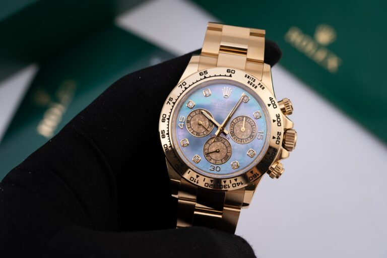 Dong-Ho-Rolex-Daytona-116508-Mat-Xa-Cu-Xanh-Nha-May-Clean-40mm-3-768x512-1 Rolex Daytona 116508 40mm with Mother Of Pearl Dial ¨C Clean Factory - Image 4