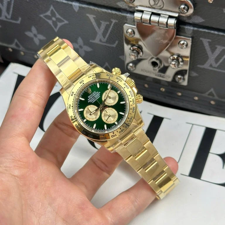 Dong-Ho-Rolex-Daytona-126508-Mat-Xanh-Green-Che-Tac-Ma-Vang-Xuong-THB-40mm-1-768x768-1 Daytona 126508 THBF 1:1 Best Edition (Weighted) - Image 7
