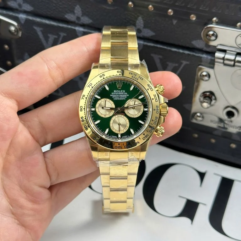Dong-Ho-Rolex-Daytona-126508-Mat-Xanh-Green-Che-Tac-Ma-Vang-Xuong-THB-40mm-2-768x768-1 Daytona 126508 THBF 1:1 Best Edition (Weighted)