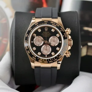 Daytona 126515 40mm Rose Gold with Black/Diamond Dial