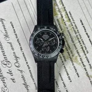 Rolex Daytona Carbon Fiber 40mm Super Clone with 4130 Movement