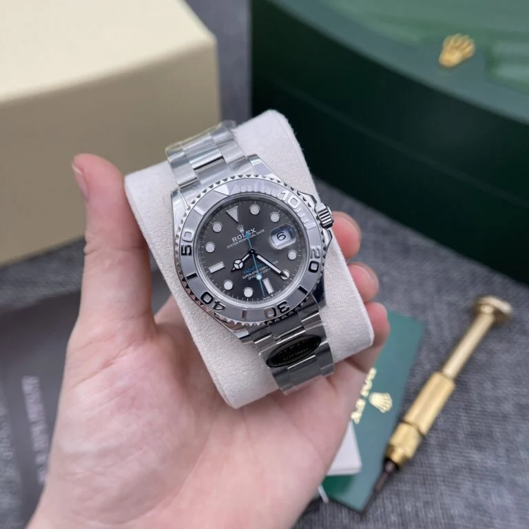Dong-Ho-Rolex-Yacht-Master-116622-Mat-So-Xam-Nha-May-Clean-40mm-5-768x768-1 Rolex Yacht-Master 126622 904L Steel CSF 1:1 Best Edition Gray Dial on SS Bracelet Super Clone - Image 11