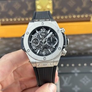 Hublot Big Bang Unico Titanium Black Dial Best Replica BBF 42mm
