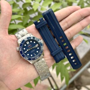 Omega Seamaster Diver 300M Steel Blue Dial Best Replica 42mm