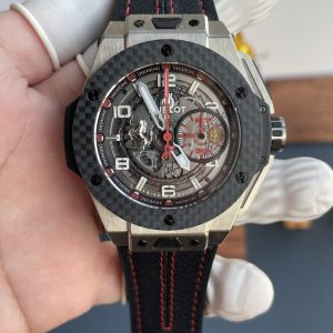 Hublot Big Bang 401.NQ.0123.VR Ferrari Titanium Skeleton Dial Best Replica HBBF 45mm