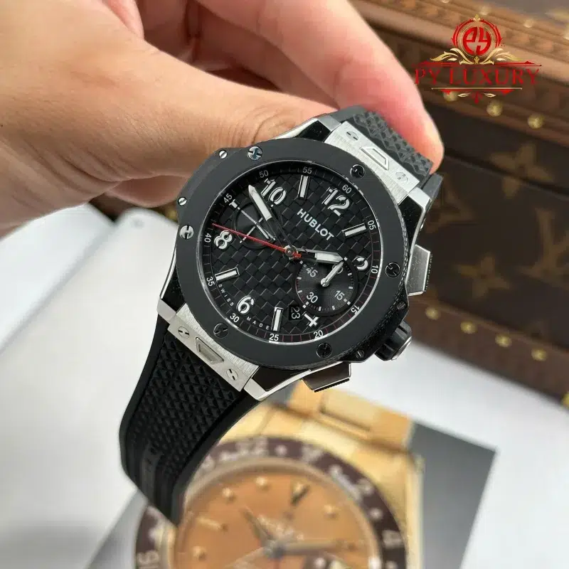 Hublot-Big-Bang-Chronograph-Titanium-Ceramic-20th-Anniversary-Best-Replica-2-800x800 Hublot Big Bang Chronograph Titanium Ceramic 20th Anniversary Best Replica BBA 43mm - Image 3