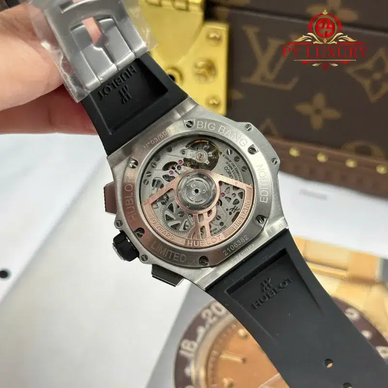 Hublot-Big-Bang-Chronograph-Titanium-Ceramic-20th-Anniversary-Best-Replica-8-800x800 Hublot Big Bang Chronograph Titanium Ceramic 20th Anniversary Best Replica BBA 43mm - Image 10