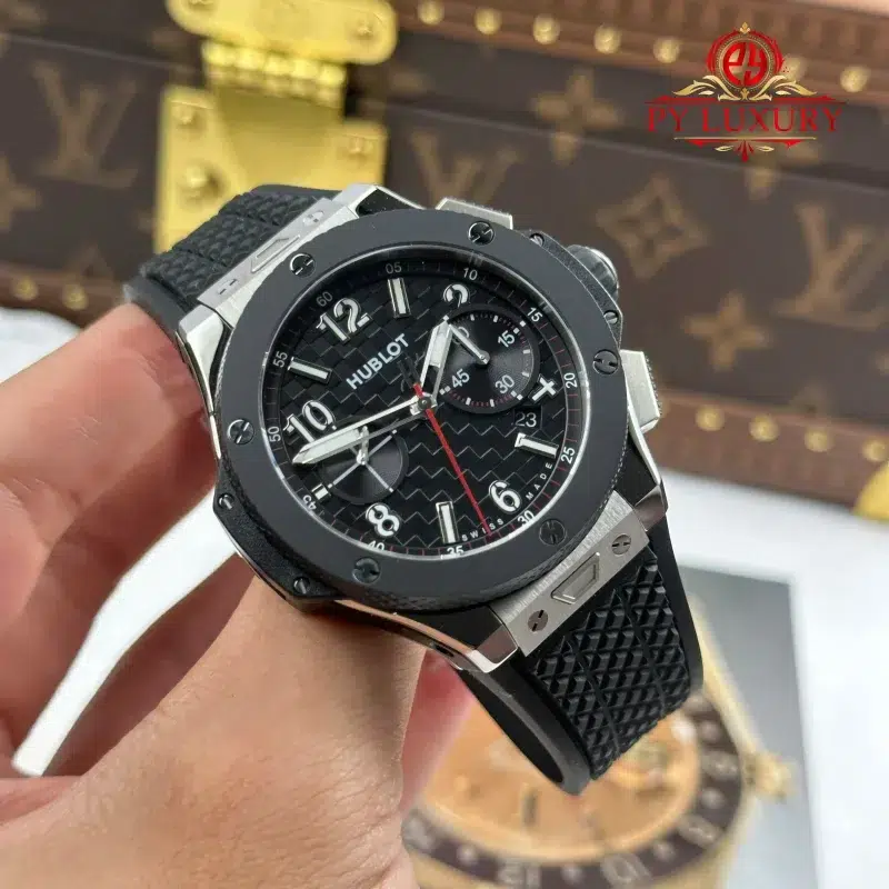 Hublot-Big-Bang-Chronograph-Titanium-Ceramic-20th-Anniversary-Best-Replica-9-800x800 Hublot Big Bang Chronograph Titanium Ceramic 20th Anniversary Best Replica BBA 43mm - Image 2
