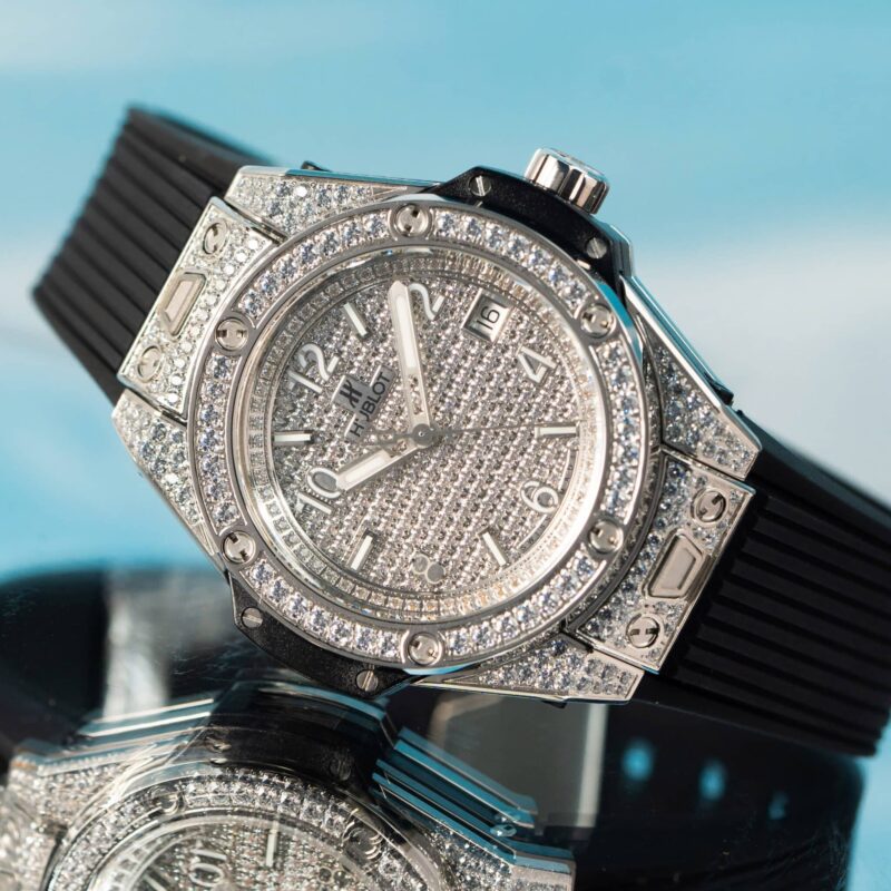 Hublot-Big-Bang-One-Click-Steel-Black-Full-Pave-CZ-Stones-2-scaled-800x800 Hublot Big Bang One Click Steel Black Full Pav¨¦ CZ Stones Replica 39mm - Image 2