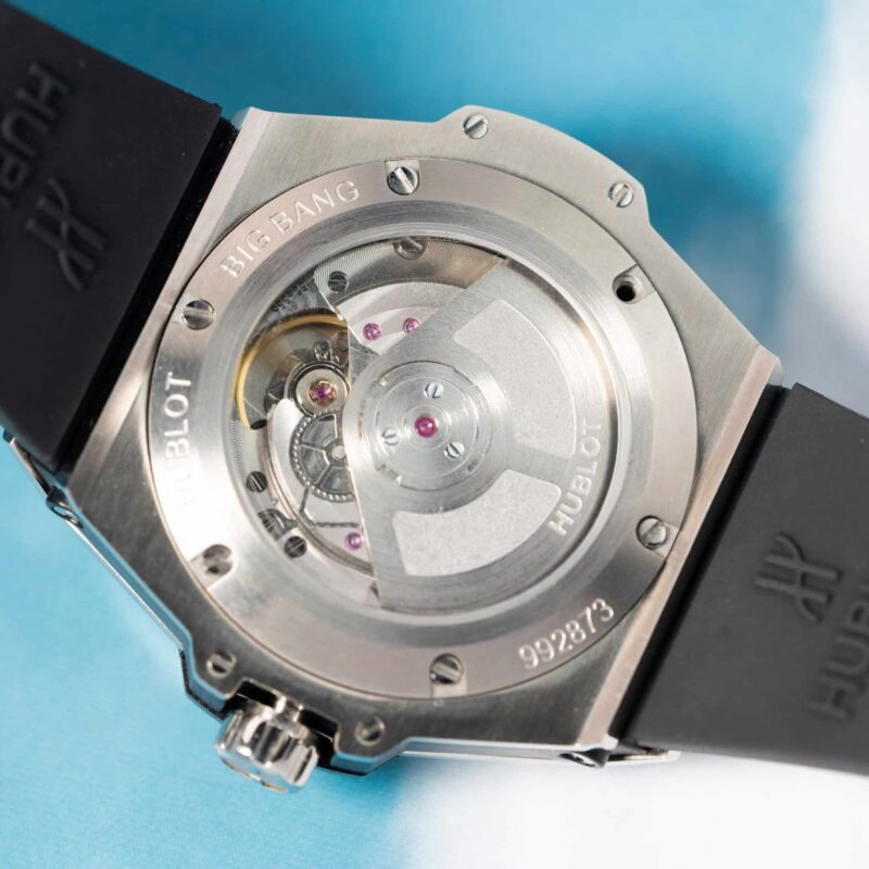 Hublot-Big-Bang-One-Click-Steel-Black-Pave-Da-CZ-8-scaled-800x800 Hublot Big Bang One Click Steel Black Pav¨¦ Baguette CZ Stone Bezel Replica 39mm - Image 8