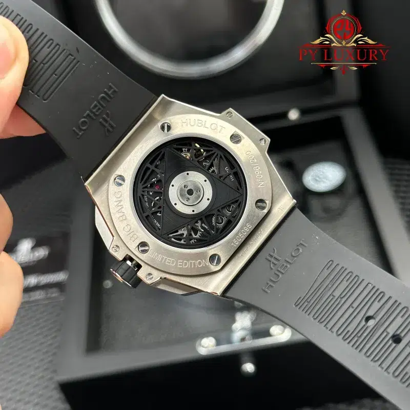 Hublot-Big-Bang-Sang-Bleu-II-Titanium-Blue-Rubber-Strap-11-800x800 Hublot Big Bang Sang Bleu II Titanium Blue Rubber Strap Best Replica BBF 45mm - Image 11