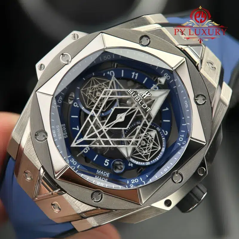 Hublot-Big-Bang-Sang-Bleu-II-Titanium-Blue-Rubber-Strap-5-800x800 Hublot Big Bang Sang Bleu II Titanium Blue Rubber Strap Best Replica BBF 45mm - Image 5