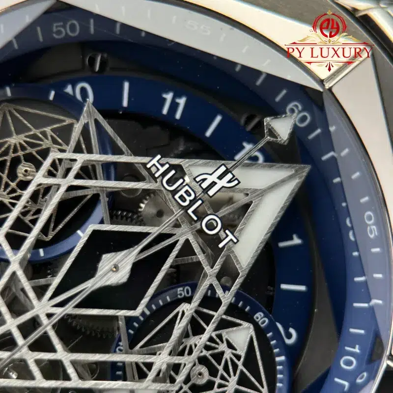 Hublot-Big-Bang-Sang-Bleu-II-Titanium-Blue-Rubber-Strap-6-800x800 Hublot Big Bang Sang Bleu II Titanium Blue Rubber Strap Best Replica BBF 45mm - Image 6