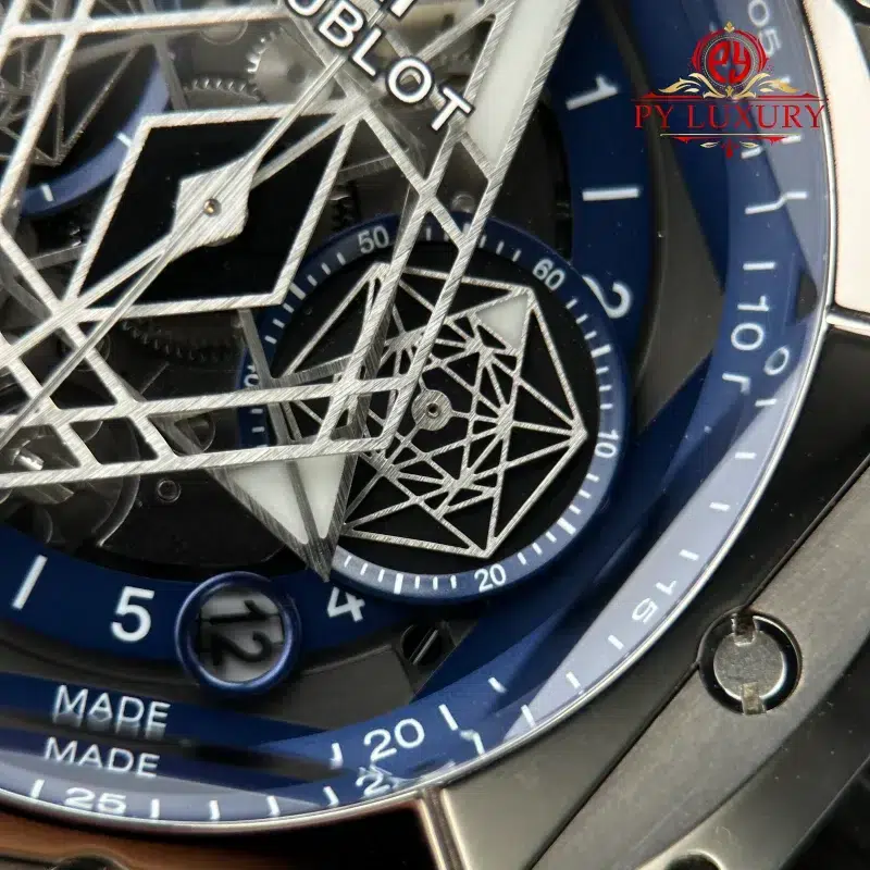 Hublot-Big-Bang-Sang-Bleu-II-Titanium-Blue-Rubber-Strap-7-800x800 Hublot Big Bang Sang Bleu II Titanium Blue Rubber Strap Best Replica BBF 45mm - Image 7