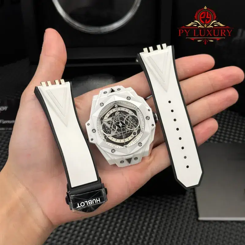 Hublot-Big-Bang-Sang-Bleu-II-White-Ceramic-Rubber-Top-Quality-Replica-2-800x800 Hublot Big Bang Sang Bleu II White Ceramic Rubber Top Quality Replica BBF 45mm - Image 2