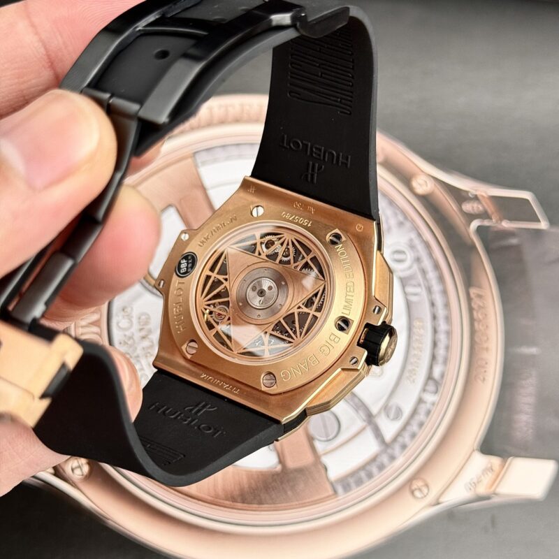 Hublot-Big-Bang-Sang-Blue-II-King-Gold-Black-Dial-5-800x800 Hublot Big Bang Sang Bleu II King Gold Black Dial Best Replica BBF 45mm - Image 5