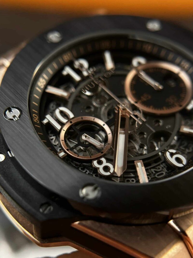 Hublot-Big-Bang-Unico-King-Gold-Black-Ceramic-42mm-6-800x1067 Hublot Big Bang Unico King Gold Black Ceramic Best Replica 42mm - Image 6