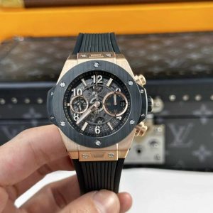 Hublot Big Bang Unico King Gold Black Ceramic Best Replica 42mm