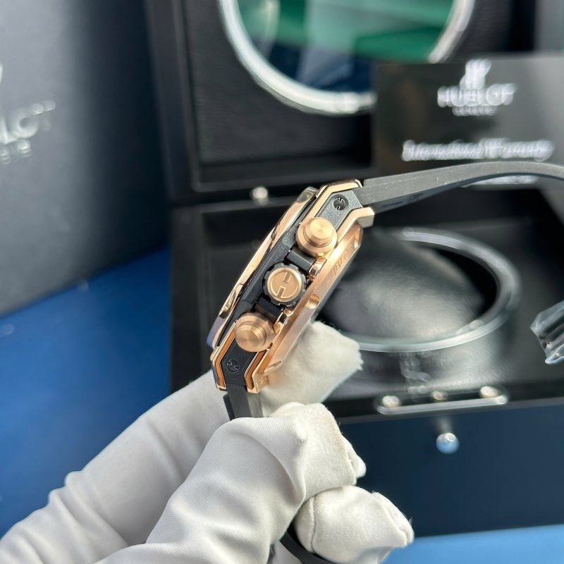 Hublot-Big-Bang-Unico-King-Gold-Black-Dial-Rubber-Strap-5-800x800 Hublot Big Bang Unico King Gold Black Dial Rubber Strap Replica BBF 42mm - Image 5