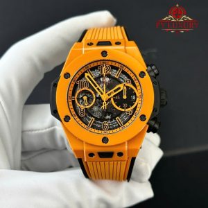 Hublot Big Bang Unico Orange Ceramic Chronograph Best Replica BBF 42mm