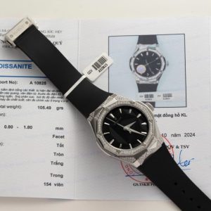 Hublot Classic Fusion Orlinski Titanium Black Alternative Pav¨¦ Custom Moissanite 1:1 Replica 40mm